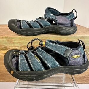 Keen Newport H2 Big Kids Unisex 2 Youth Blue Sport Sandals Trail Waterproof Boat